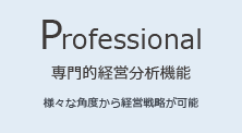 Professional 専門的経営分析機能